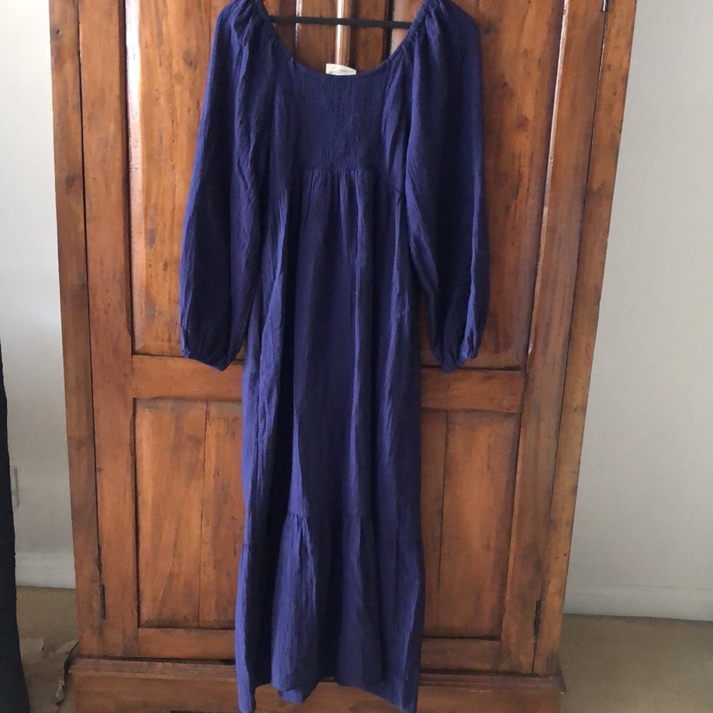 Universal Threads Extra Small Navy Maxi Dress Xs - image 5